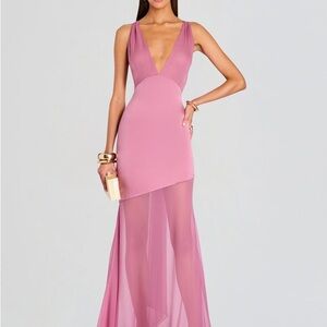 Retrofete Rosetta Silk Dress - Pink Small
